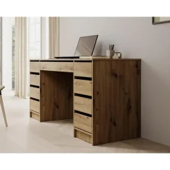 Meubella - Bureau Avio 2 - Eiken - 154 cm