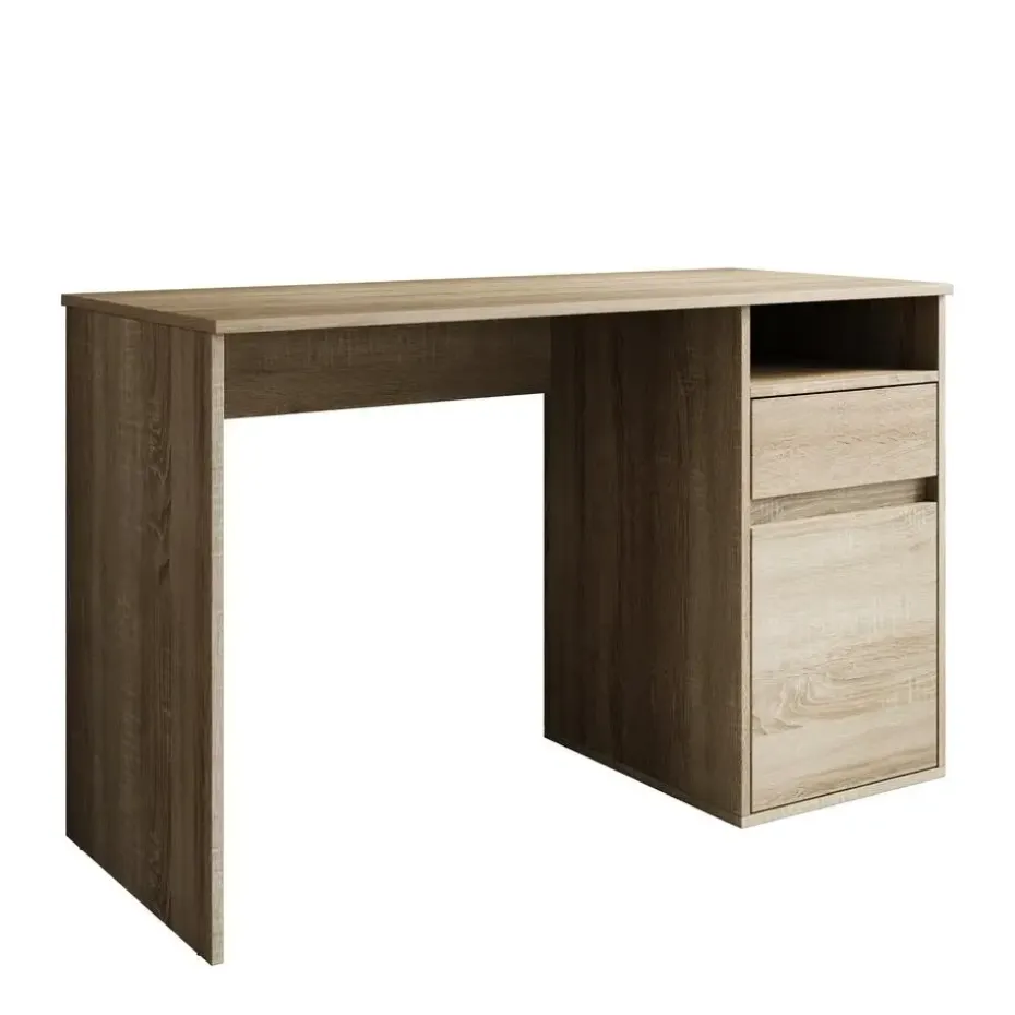 Meubella - Bureau Babot - Eiken 1 - 120 cm