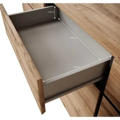 Meubella - Dressoir Cainan - Eiken - 180 cm