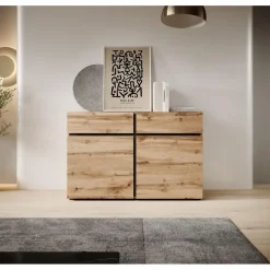 Meubella - Dressoir Cainan - Eiken - 119 cm