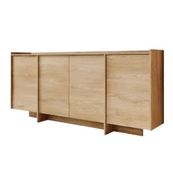 Meubella - Dressoir Jaxon - Eiken - 200 cm