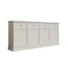 Meubella - Dressoir Leroy - Wit eiken - 193 cm