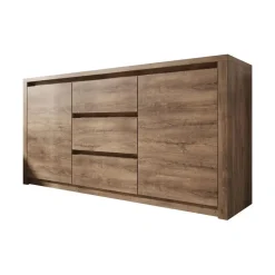 Meubella - Dressoir Monaco - Eiken - 140 cm