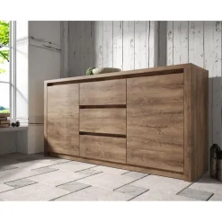 Meubella - Dressoir Monaco - Eiken - 140 cm