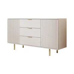 Meubella - Dressoir Nicola - Beige - 150 cm