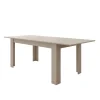 Meubella - Eetkamertafel Uverta - Beige - 220 cm - Uitschuifbaar