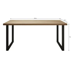 Meubella - Eetkamertafel Vince - Eiken - 180 cm
