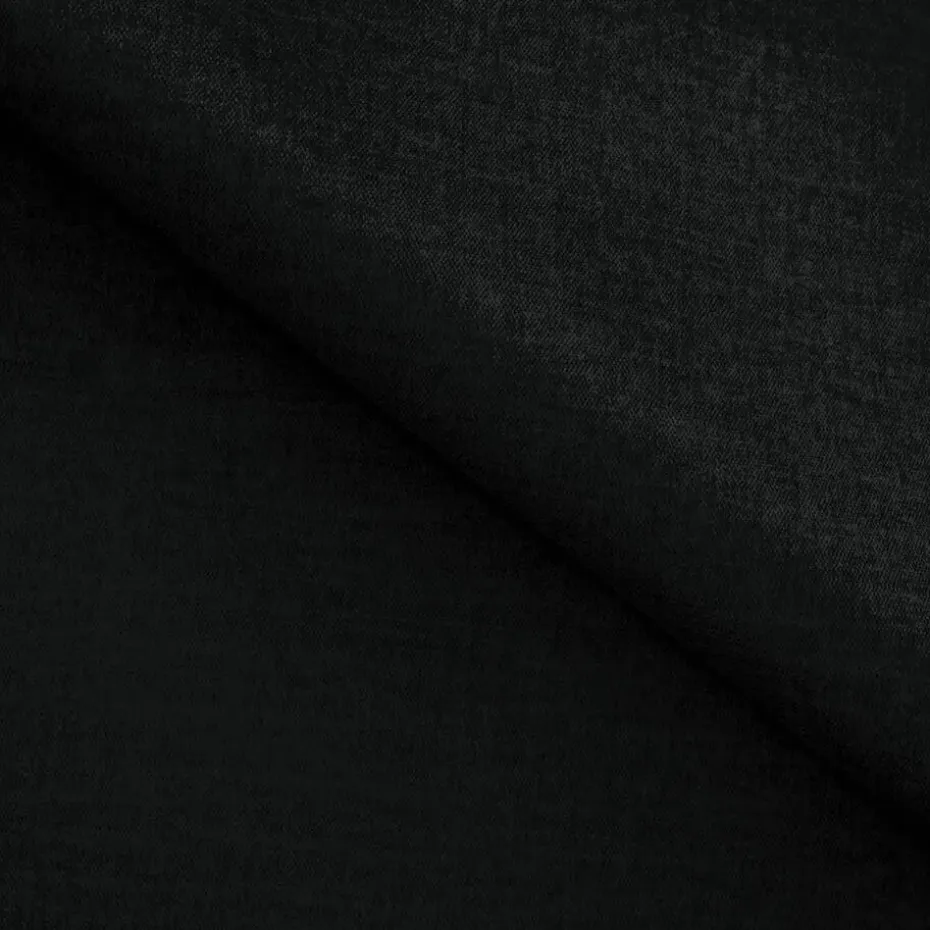 Meubella - Hoekbank Santana - Zwart - Velvet - Links