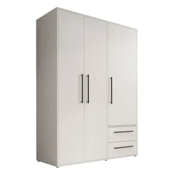 Meubella - Kledingkast Mayen - Wit - 145 cm