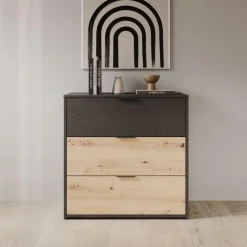 Meubella - Ladekast Augustus - Eiken - 80 cm