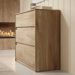 Meubella - Ladekast Cuarto - Eiken - 91 cm