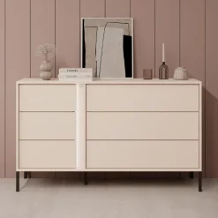 Meubella - Ladekast Desert - Beige - 137 cm