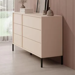 Meubella - Ladekast Desert - Beige - 137 cm