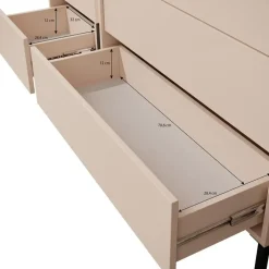 Meubella - Ladekast Desert - Beige - 137 cm