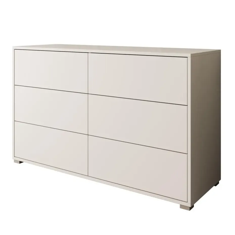 Meubella - Ladekast Gideon - Wit - 120 cm