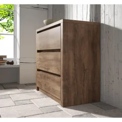 Meubella - Ladekast Monaco - Eiken - 90 cm