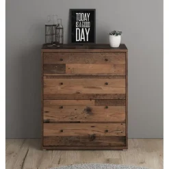 Meubella - Ladekast Tonga - Old wood - 74 cm