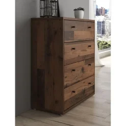 Meubella - Ladekast Tonga - Old wood - 74 cm