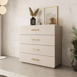 Meubella - Luzon - Ladekast - Beige - 100x44x92 cm