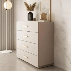 Meubella - Luzon - Ladekast - Beige - 100x44x92 cm