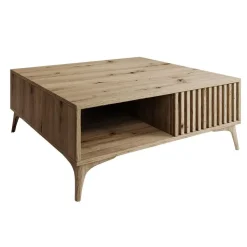 Meubella - Salontafel Evy - Eiken - 80 cm