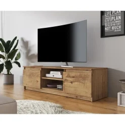 Meubella - TV-Meubel Diaz - Eiken - 120 cm