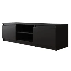 Meubella - TV-Meubel Diaz - Mat Zwart - 120 cm