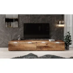 Meubella - TV-Meubel Dixon - Old wood - 180 cm