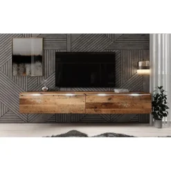 Meubella - TV-Meubel Dixon - Old wood - 180 cm