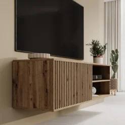 Meubella - TV-Meubel Evy - Eiken - 150 cm