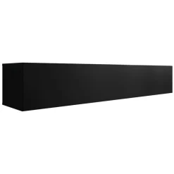 Meubella - TV-Meubel Flame - Mat Zwart - 160 cm