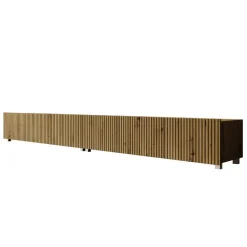 Meubella - TV-Meubel Kenderes - Eiken - 300 cm