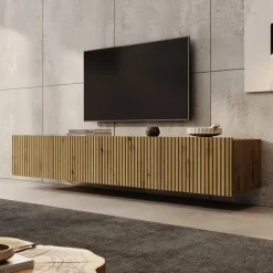 Meubella - TV-Meubel Kenderes - Eiken - 200 cm