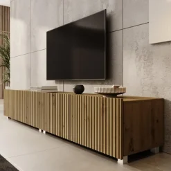 Meubella - TV-Meubel Kenderes - Eiken - 200 cm