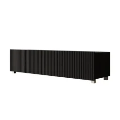Meubella - TV-Meubel Kenderes - Zwart - 150 cm
