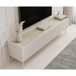 Meubella - TV-Meubel Livako - Beige - 181 cm