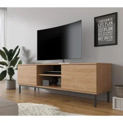 Meubella - TV-Meubel Queen - Eiken - 150 cm
