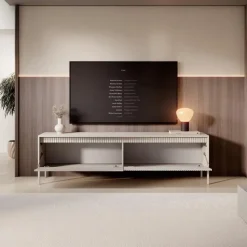 Meubella - TV-Meubel Saran - Beige - 187 cm