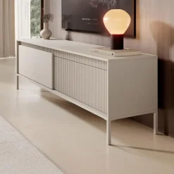 Meubella - TV-Meubel Saran - Beige - 187 cm