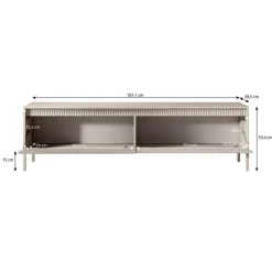 Meubella - TV-Meubel Saran - Beige - 187 cm