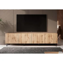 Meubella - TV-Meubel Vintar - Eiken - 200 cm