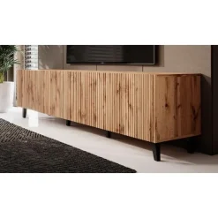 Meubella - TV-Meubel Vintar - Eiken - 200 cm