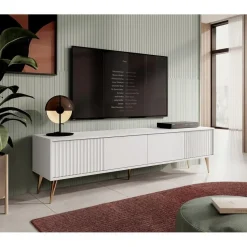 Meubella - TV-Meubel Winq 2 - Wit - 180 cm