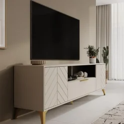 Meubella - TV-Meubel Xiano - Beige - 203 cm