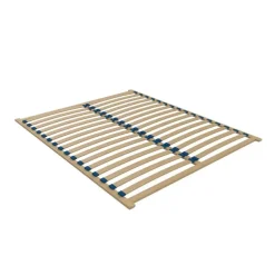 Meubella - Tweepersoonsbed Chief - Beige - Velvet - 140x200 cm