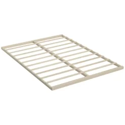 Meubella - Tweepersoonsbed George - Grijs - Stof - 160x200 cm