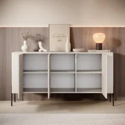 Meubella - Vivi - Dressoir - Beige - 150 cm