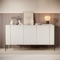 Meubella - Vivi - Dressoir - Beige - 150 cm