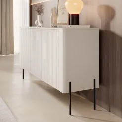 Meubella - Vivi - Dressoir - Beige - 150 cm