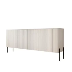 Meubella - Vivi - Dressoir - Beige - 190 cm